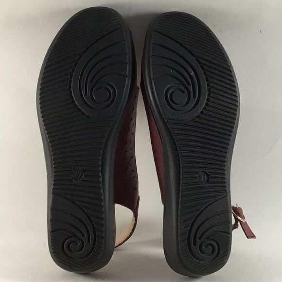 Soft walker womens open toe lightweight buckle sandals red size EU 37 US 6.5 - Picture 6 of 8